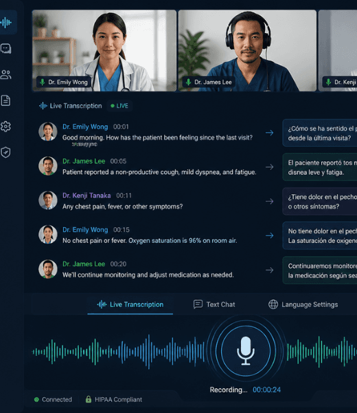 Intelligent Speech Transcription for AI Communication